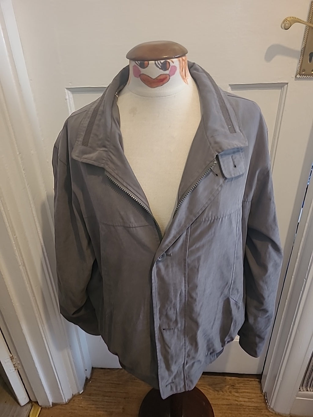 Mens Kingston Medium Grey Long Sleeve Coat