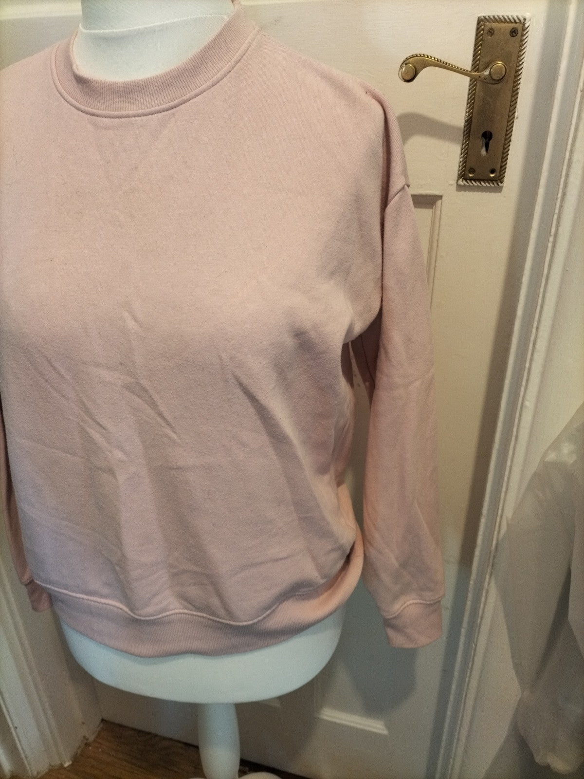 Ladies Primark Size 6-8 Pink Long Sleeved Jumper