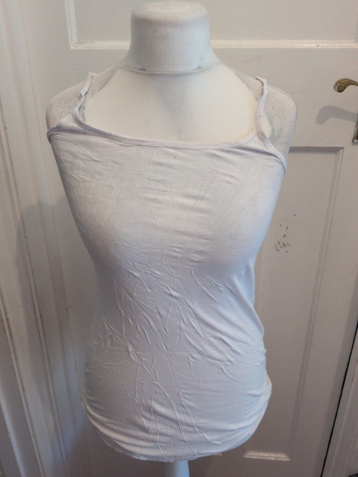 Papaya 12 White Sleeveless T-shirt Cami