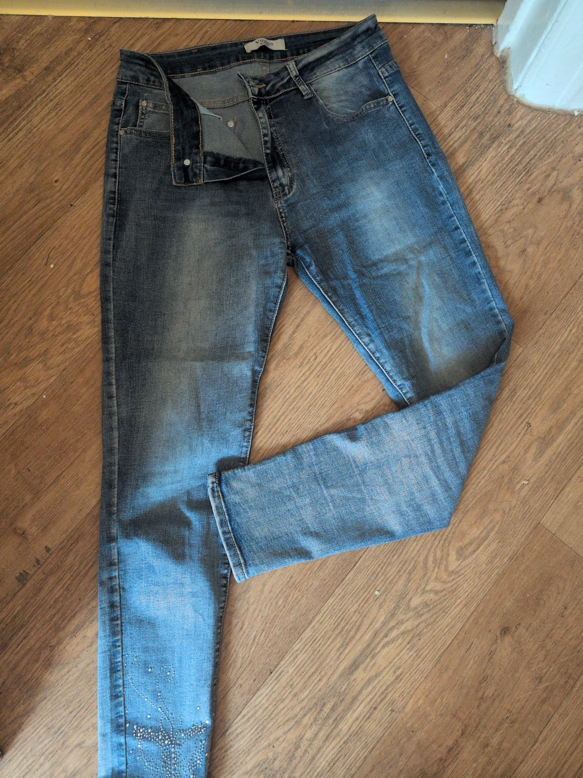 Ladies Voggo Size EU 40 Skinny Denim Jeans