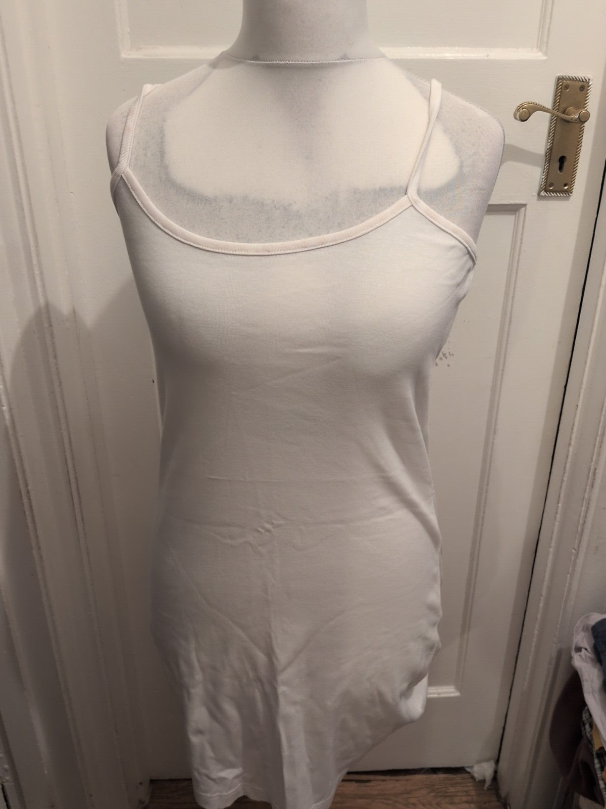 TU 14 White Sleeveless Pencil Dress