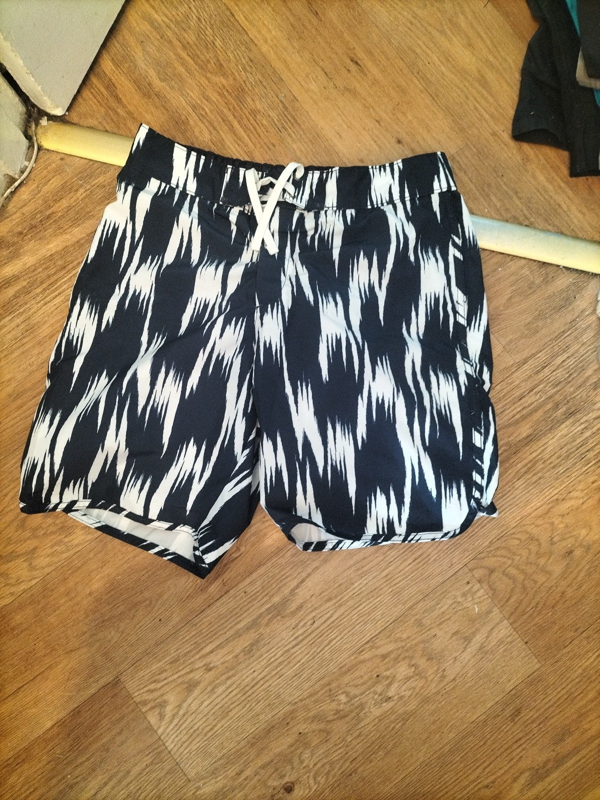 Swim Shorts Navy And White Medium H&M