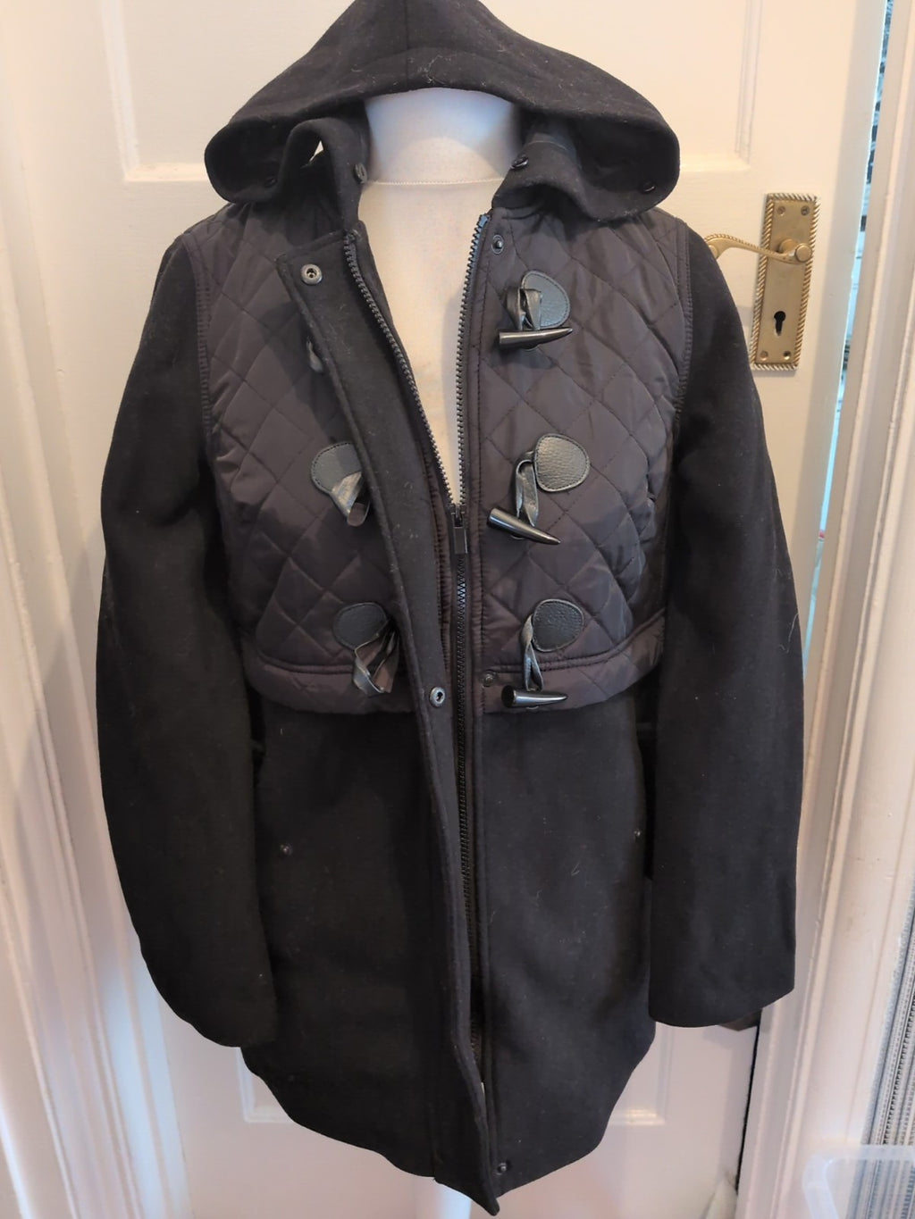 Ladies M&S Collection Size 10 Black Lined Jacket