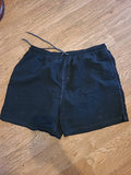Mens Tu Size XL Black Mesh Lined Elasticated Shorts