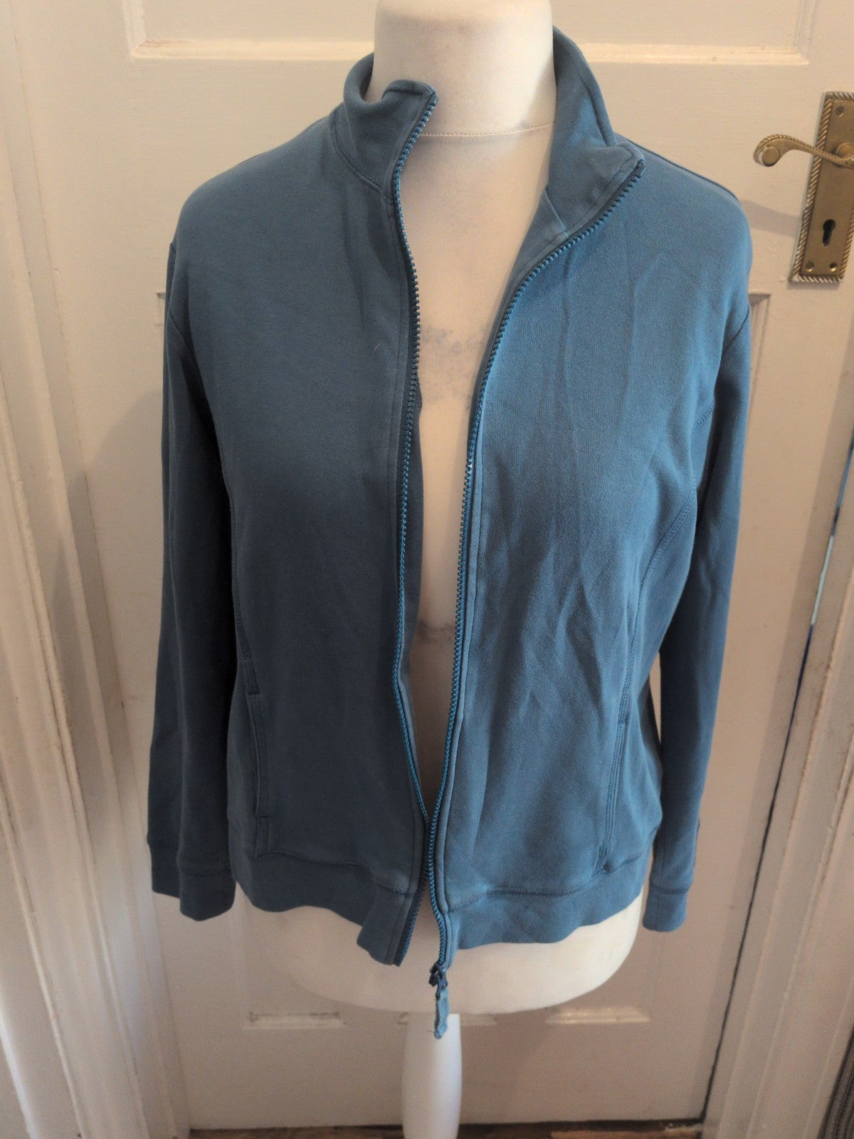 Ladies Tu Size 18 Blue Full Zip Jacket