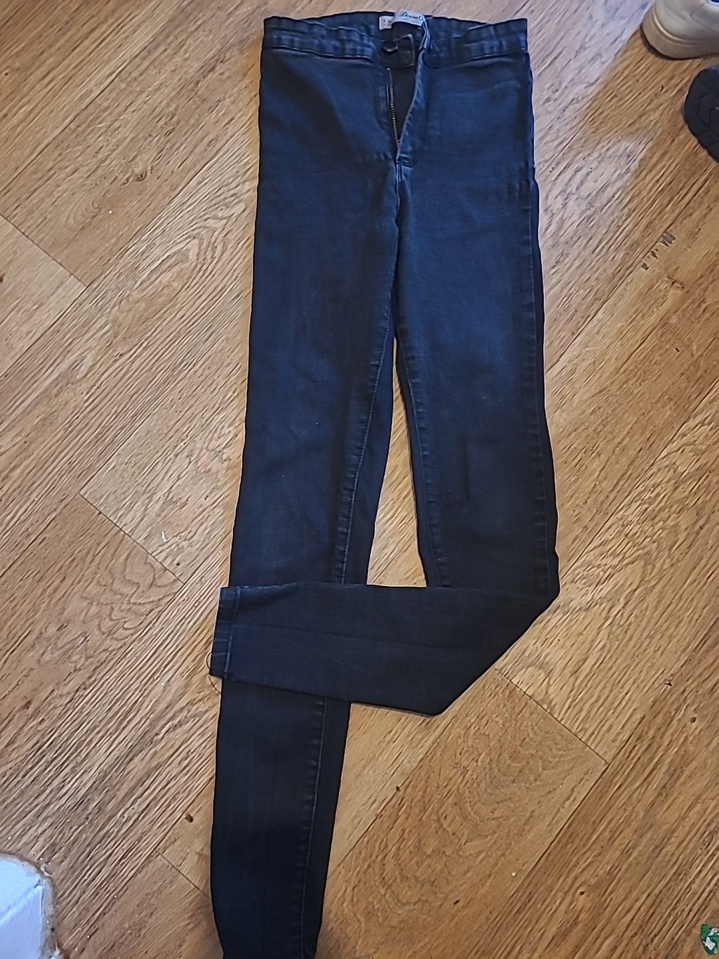 Ladies Denim Co Size 8 Black Skinny Jeans