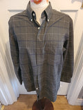 Mens St Johns Bay Size Medium Green Check Long Sleeved Shirt