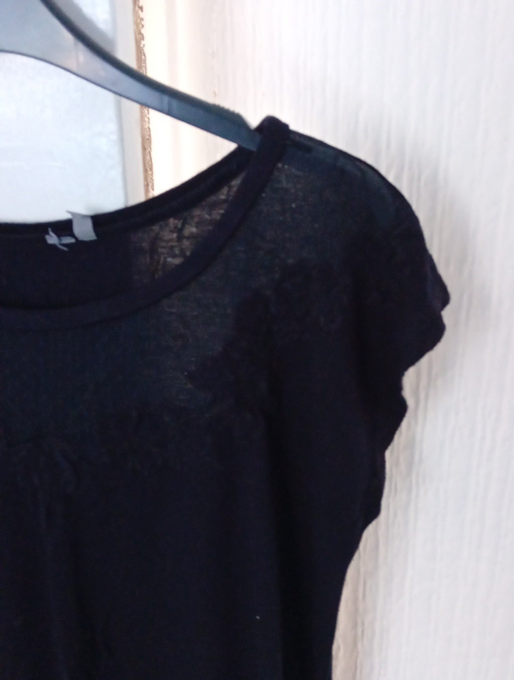 Ladies Newlook Maternity Size 10 Black Top