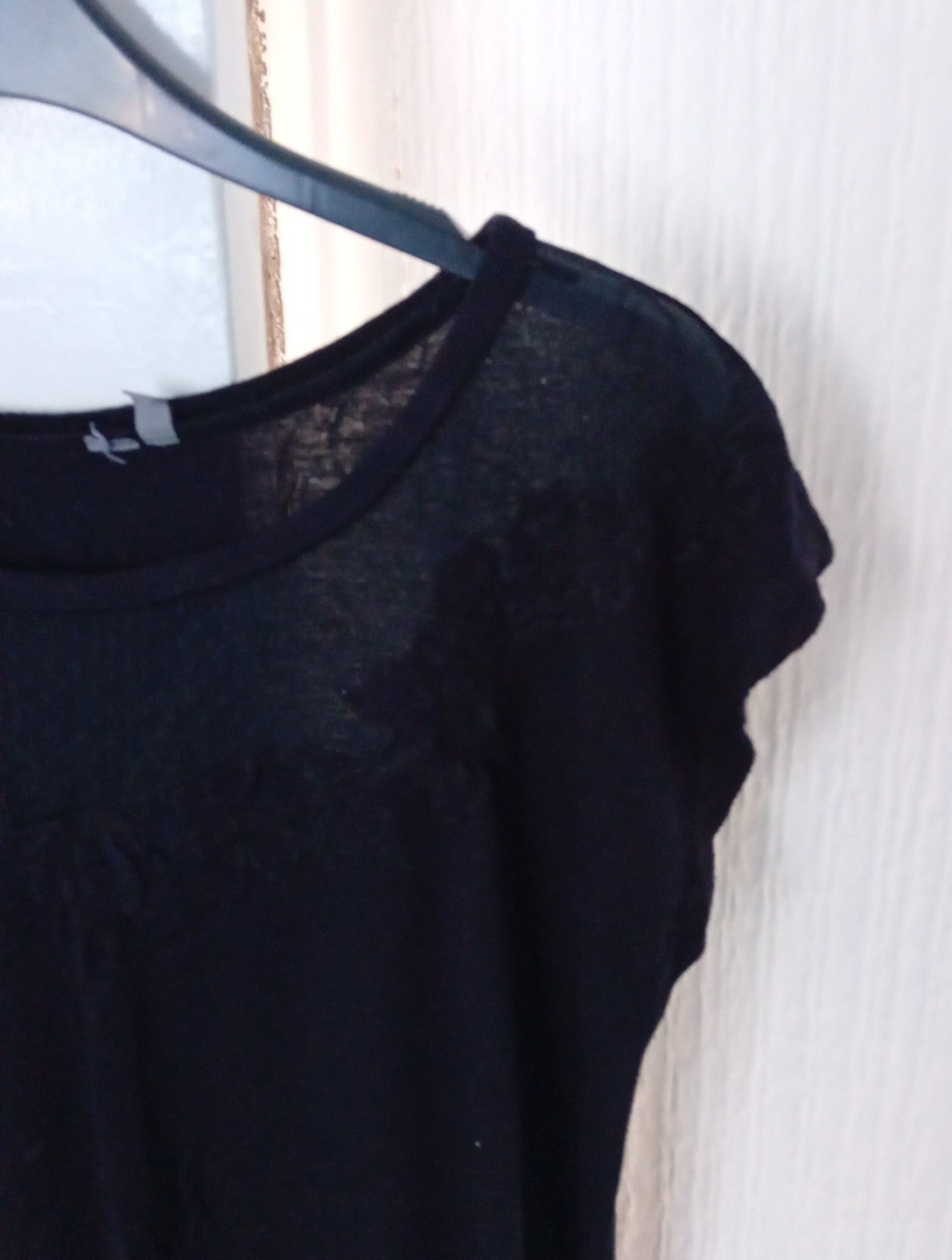 Ladies Newlook Maternity Size 10 Black Top