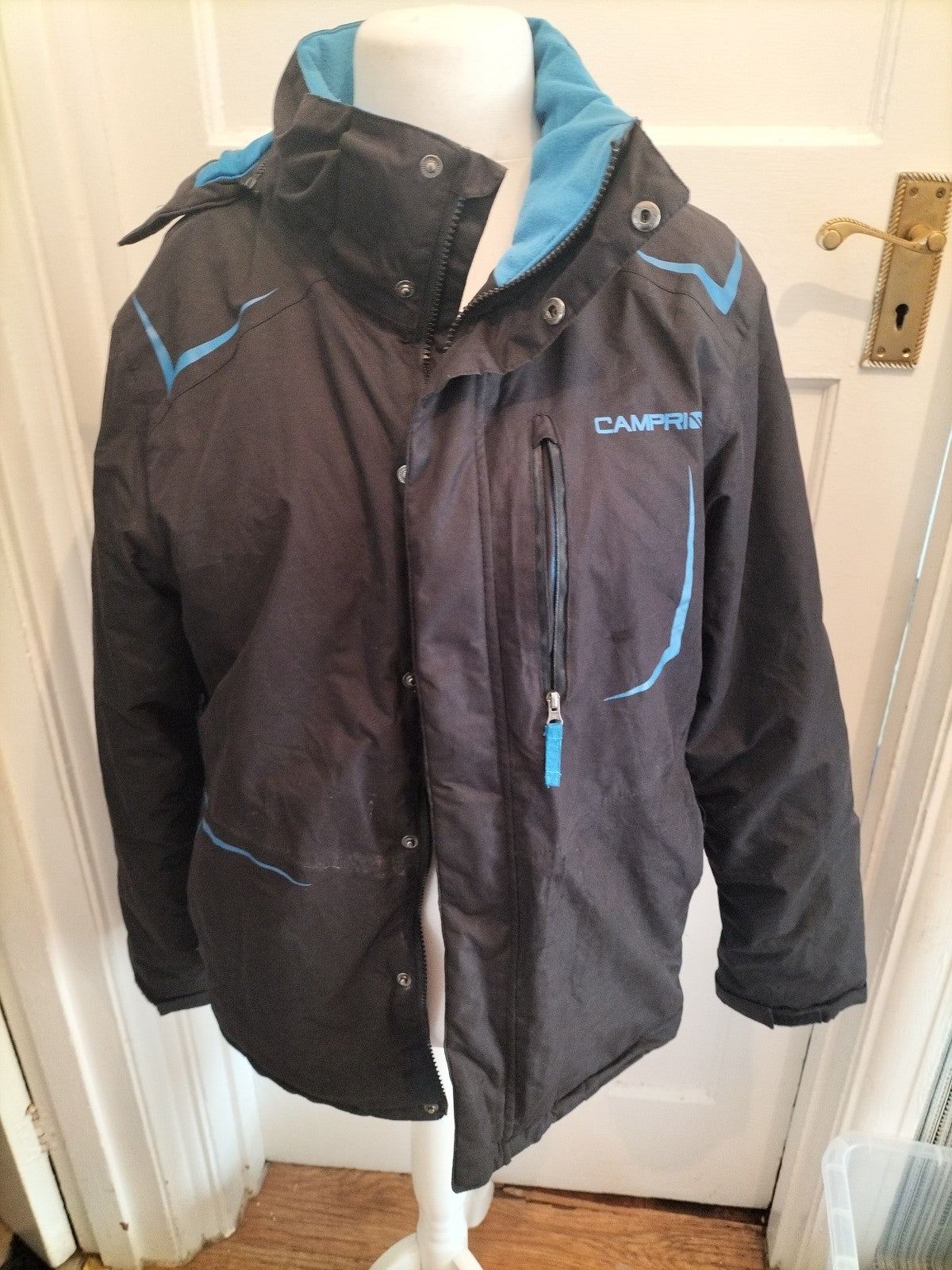 Campri Ski Outerwear Medium Black Coat