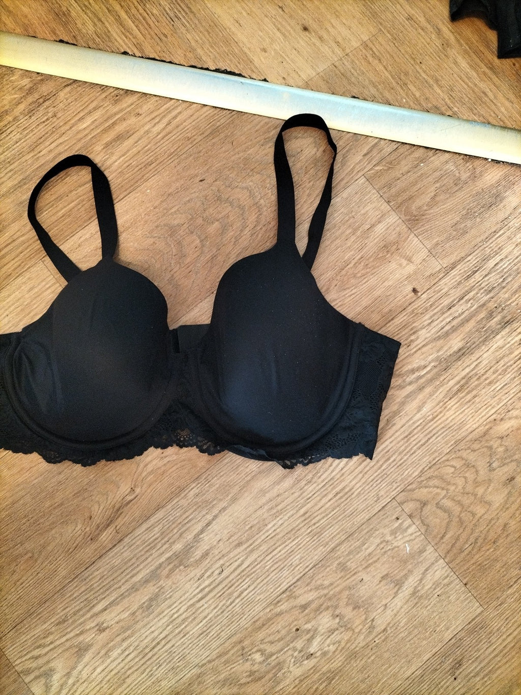George 42DD Black Padded Wired Bra