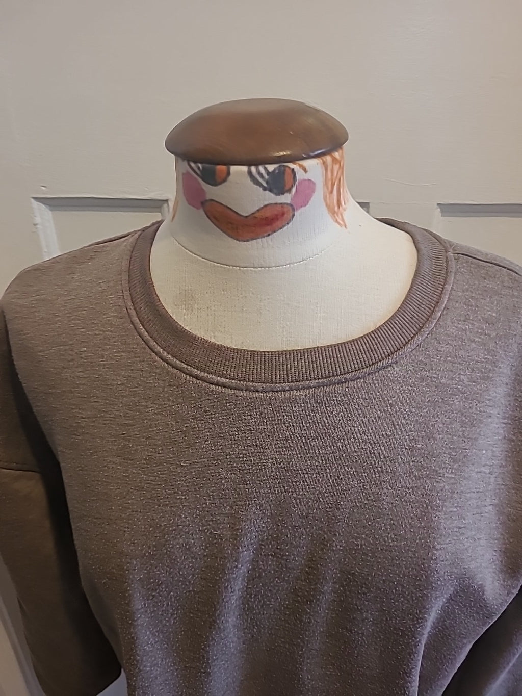 Mens Papaya Medium Brown Long Sleeve Jumper