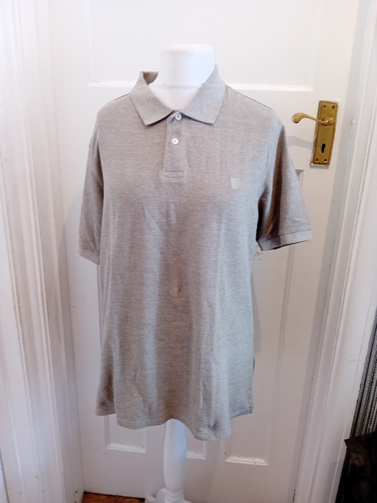Marks And Spencer Large Stone Short Sleeve Polo