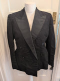 Mens John Collier Size Large Black Suit Jacket