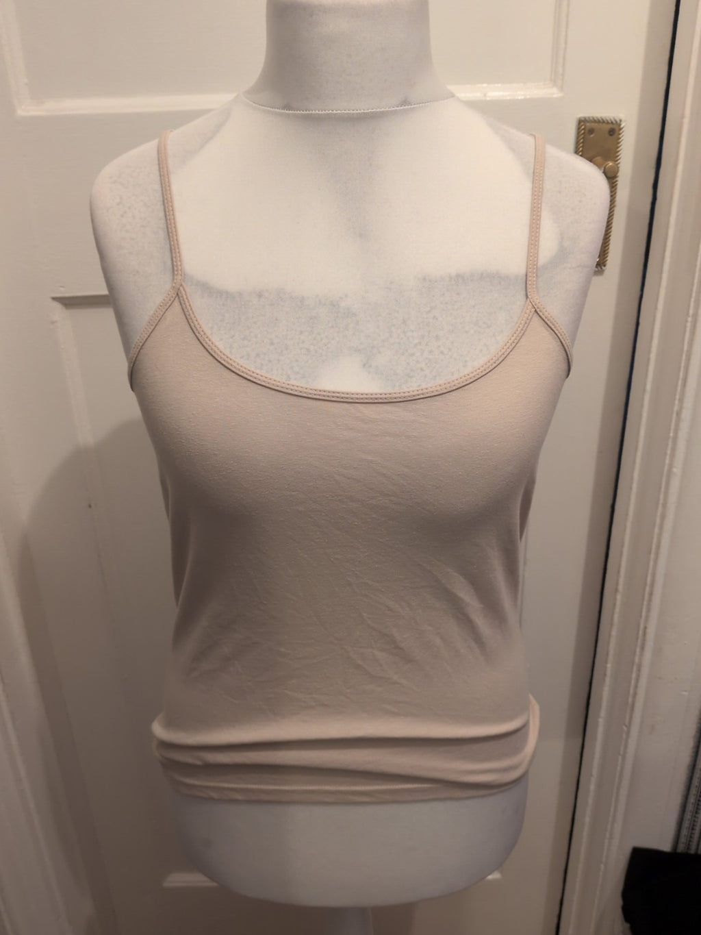 Ladies Primark Size 14-16 Pale Beige Stretch Cami