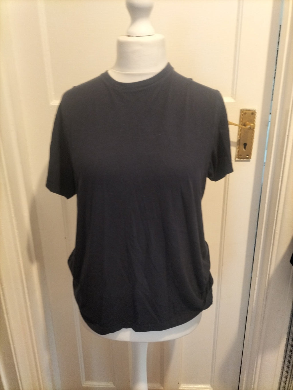 Ladies Primark Top Navy Size Med