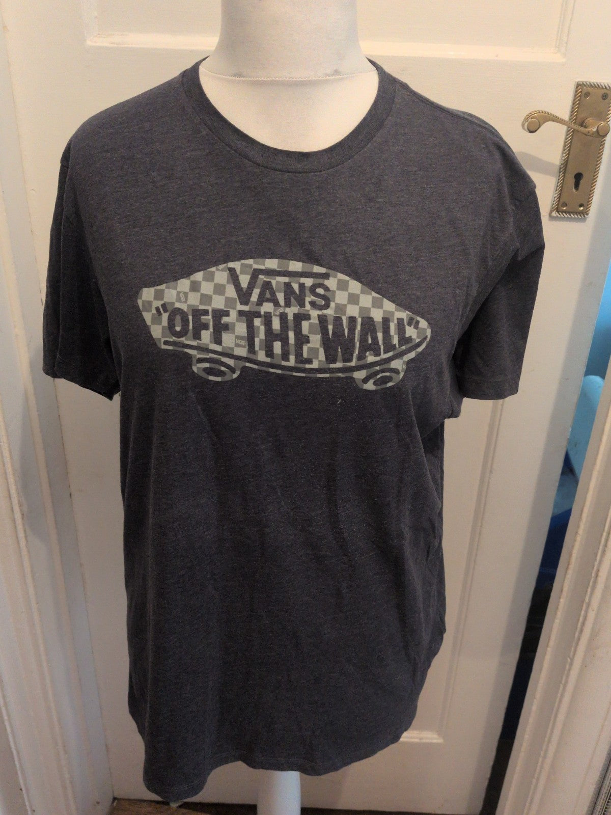 Vans Large Navy Blue Printed Short Sleeve T-shirt