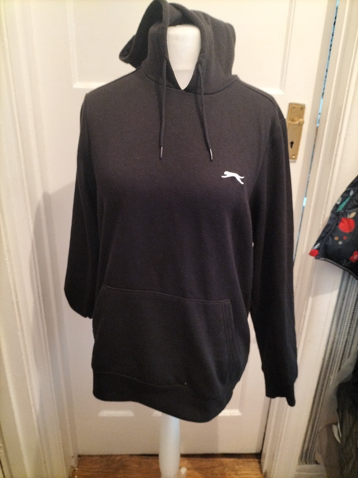 Mens Slazenger Size M Black Pullover Hoodie
