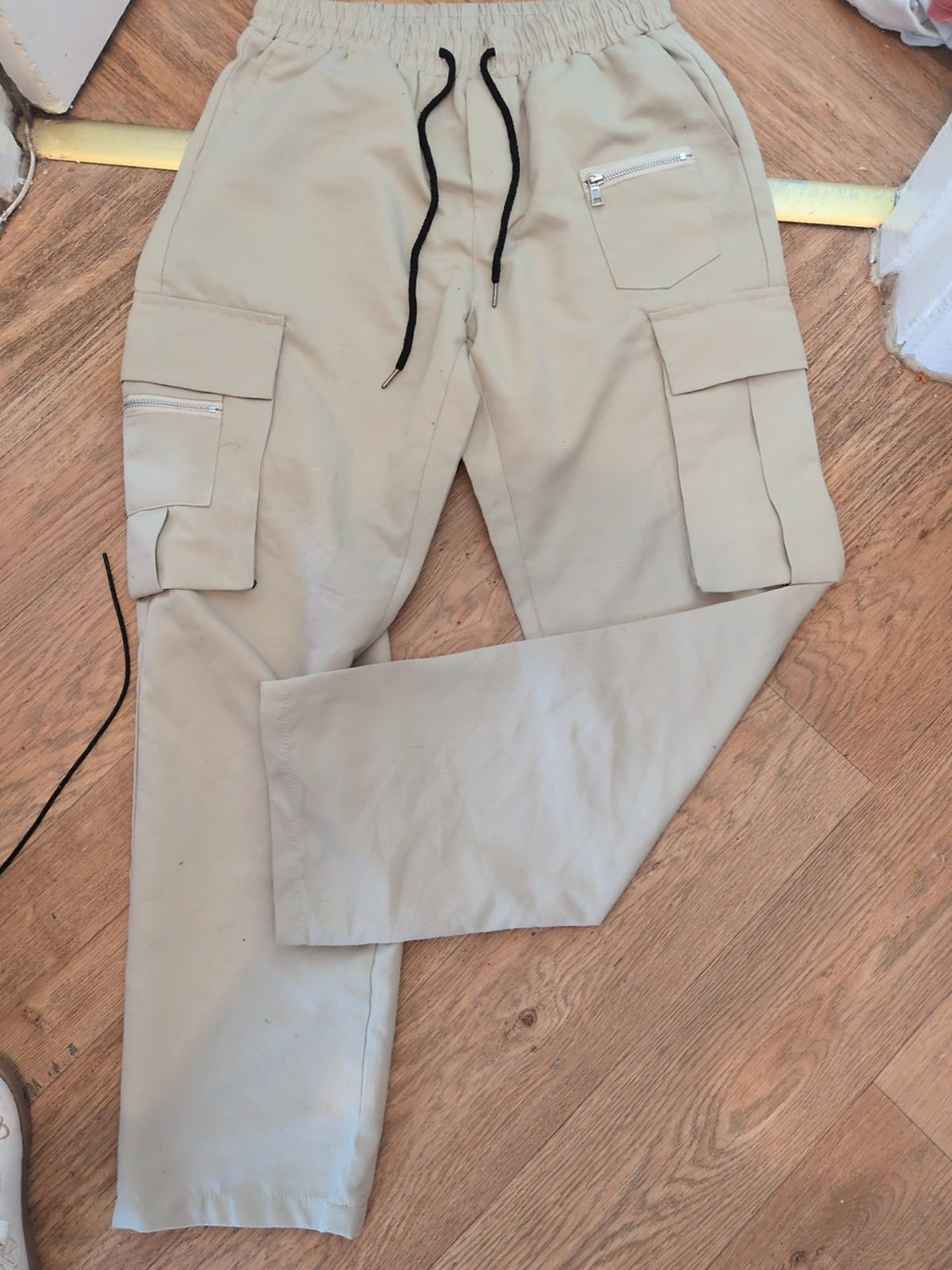 Manfinity Medium Beige Cargo Trousers