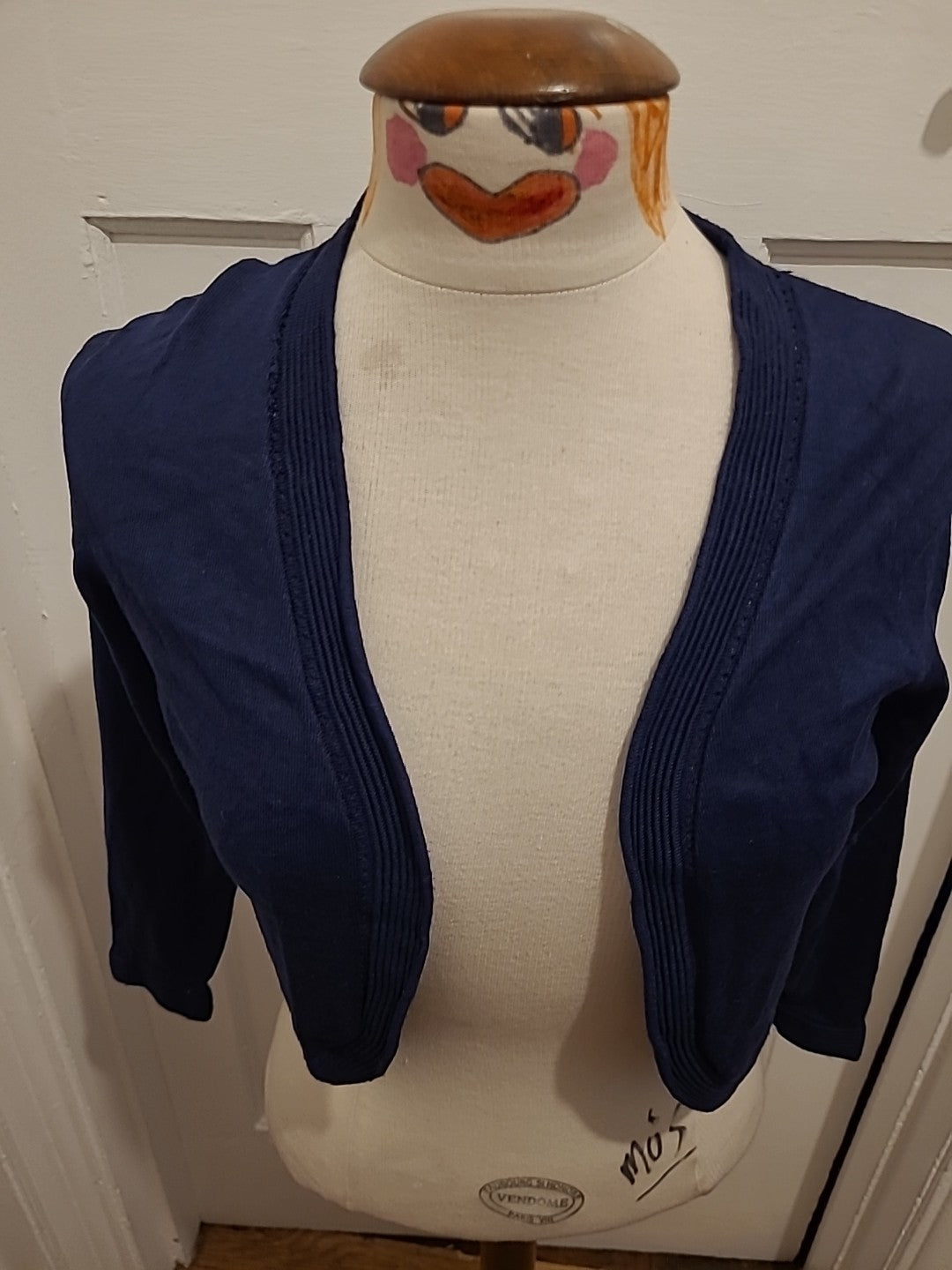 Precis Size XS Navy Long Sleeved Cardigan
