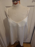 Ladies Asos Size 16 Cream Vest Top Sleeveless