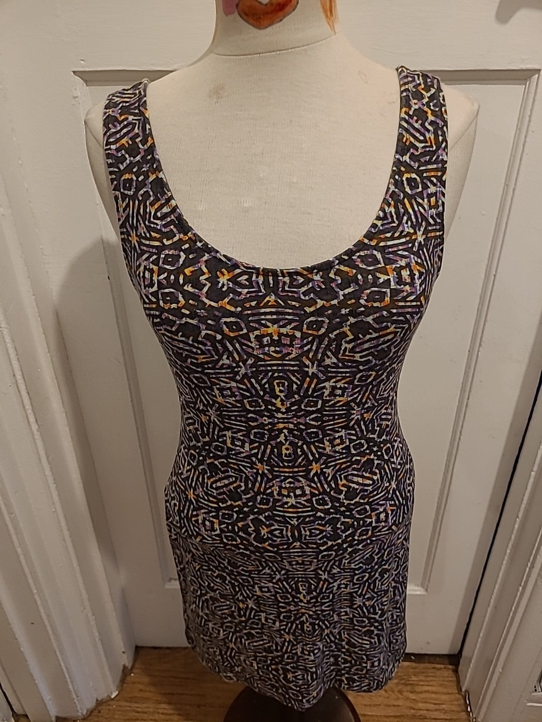 Ladies Atmosphere Size 14 Multicoloured Patterned Sleeveless Top