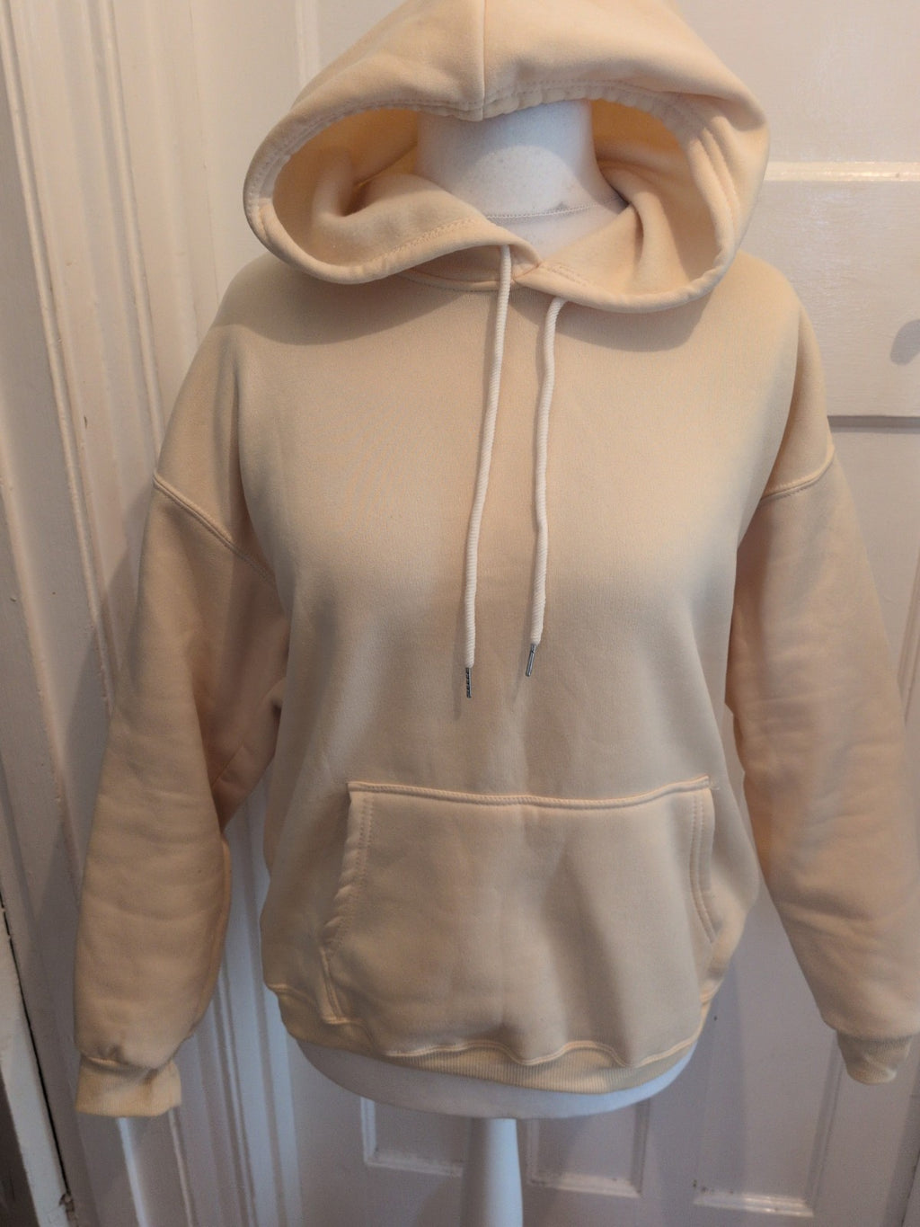 Large Pale Camel Pullover Hoodie