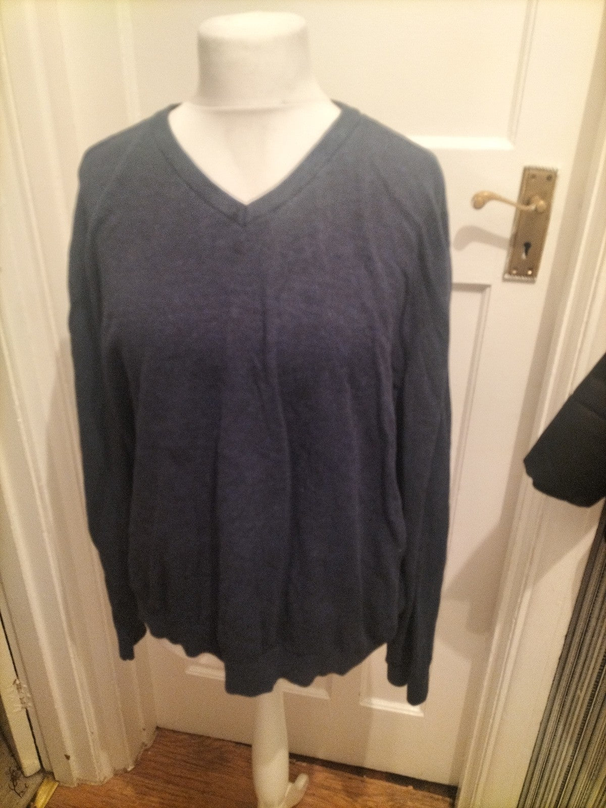 Mens Tu Size 3XL Navy Long Sleeved Pure Cotton Jumper Pullover