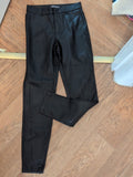 Primark 10 Black Pleather Trousers