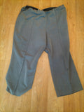 Ladies Bonmarche Size 22 Grey Elasticated Trousers Short Leg