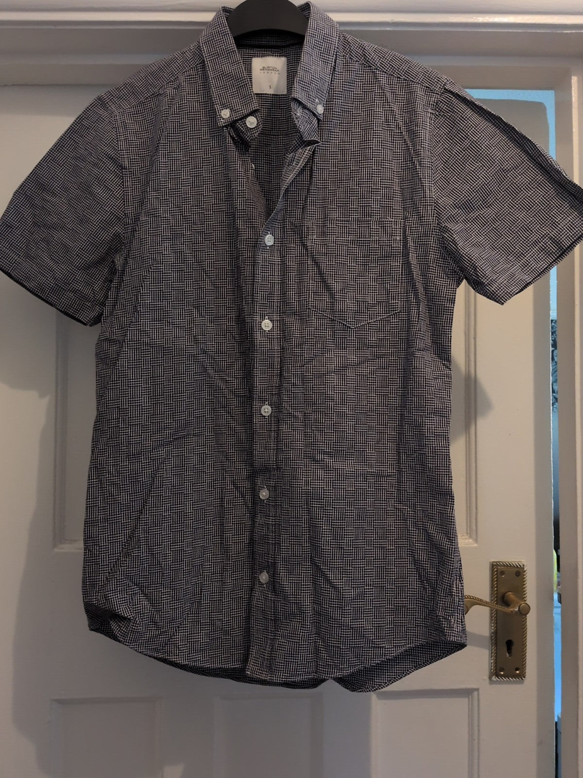 Burton Small Navy And White Short Sleeve Shirt