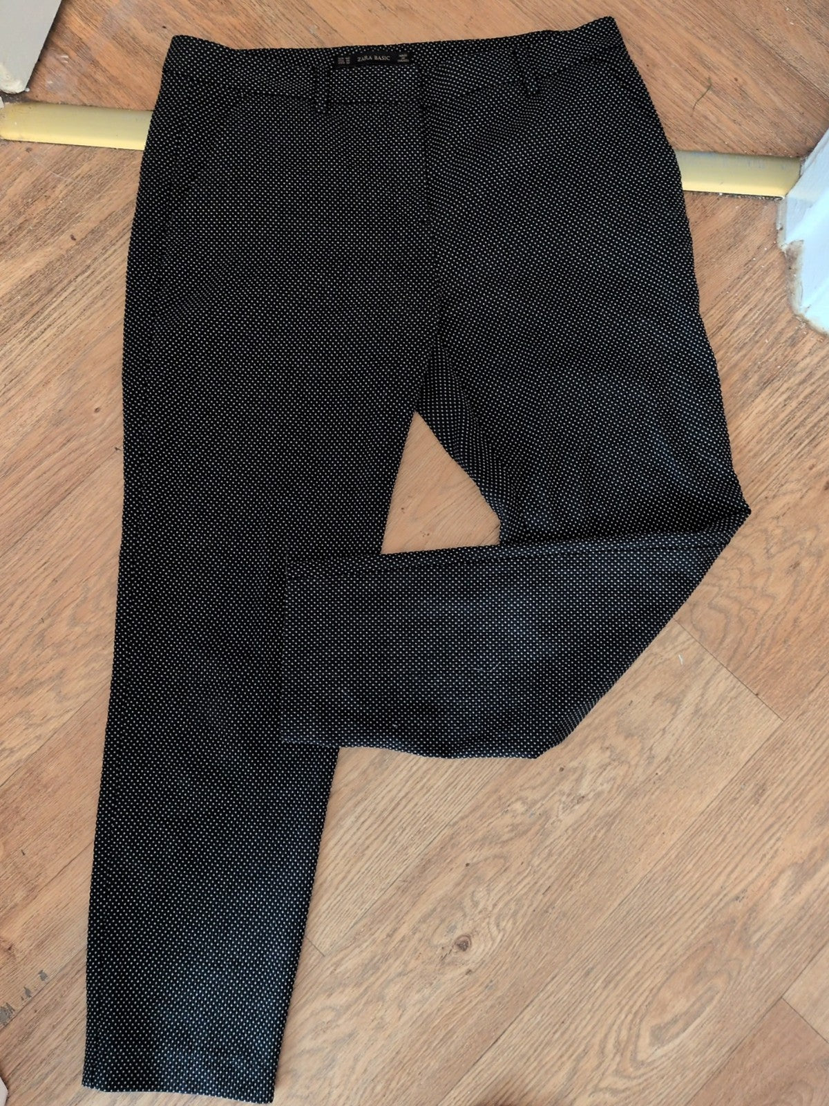 Zara 12 Black Spotty Trousers