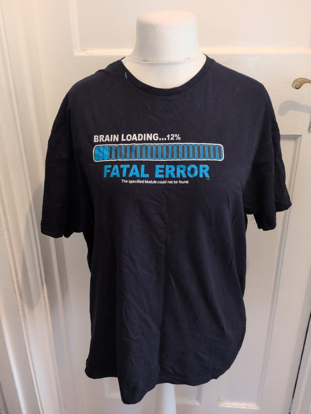 Tees Factory 2XL Navy Printed Loading Short Sleeve T-shirt