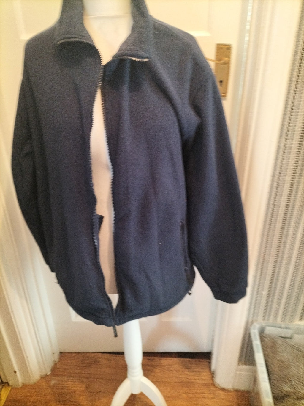 Mens Regatta Size XL Navy Full Zip Jumper
