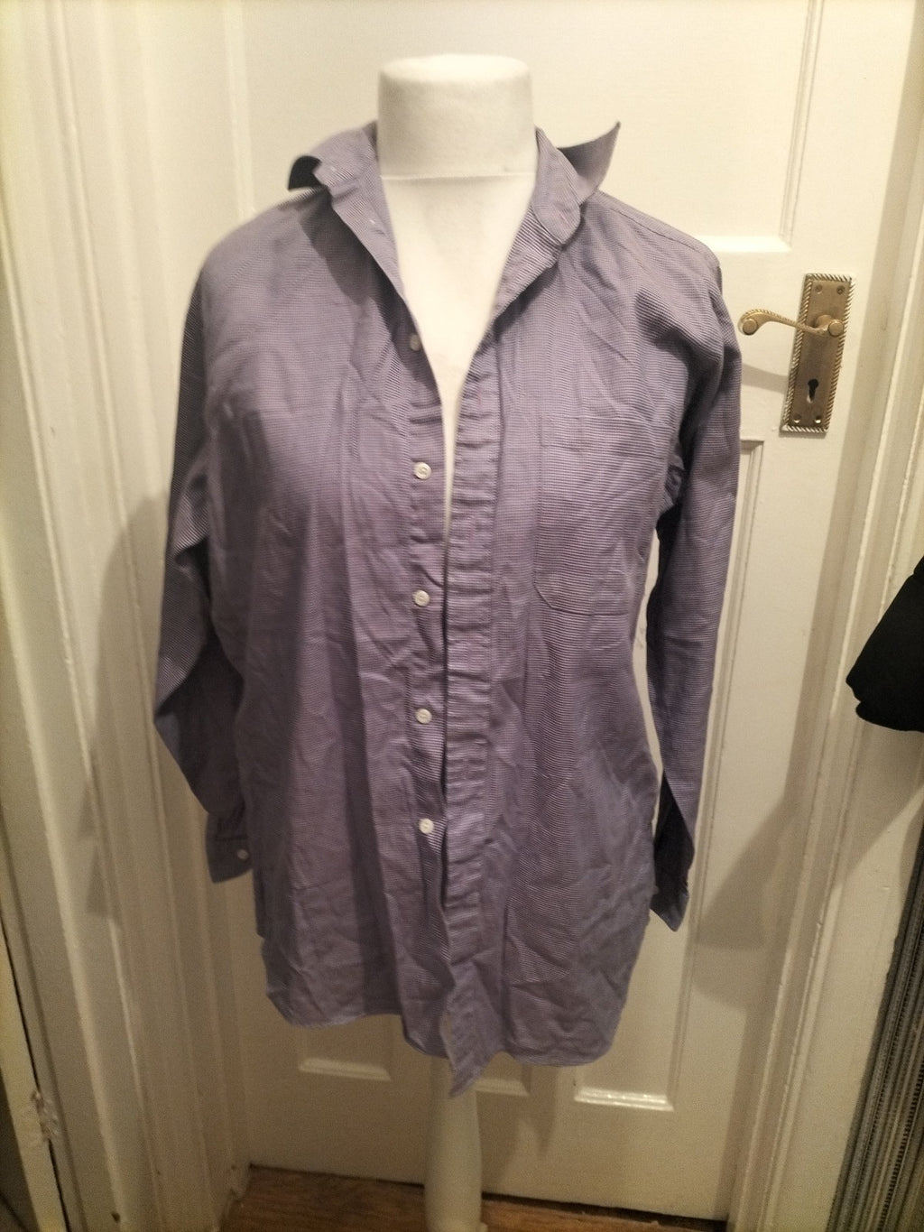 Thomas Nash Size 13-14 Purple Long Sleeved Shirt