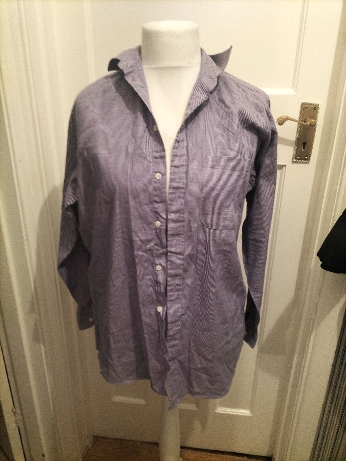 Thomas Nash Size 13-14 Purple Long Sleeved Shirt