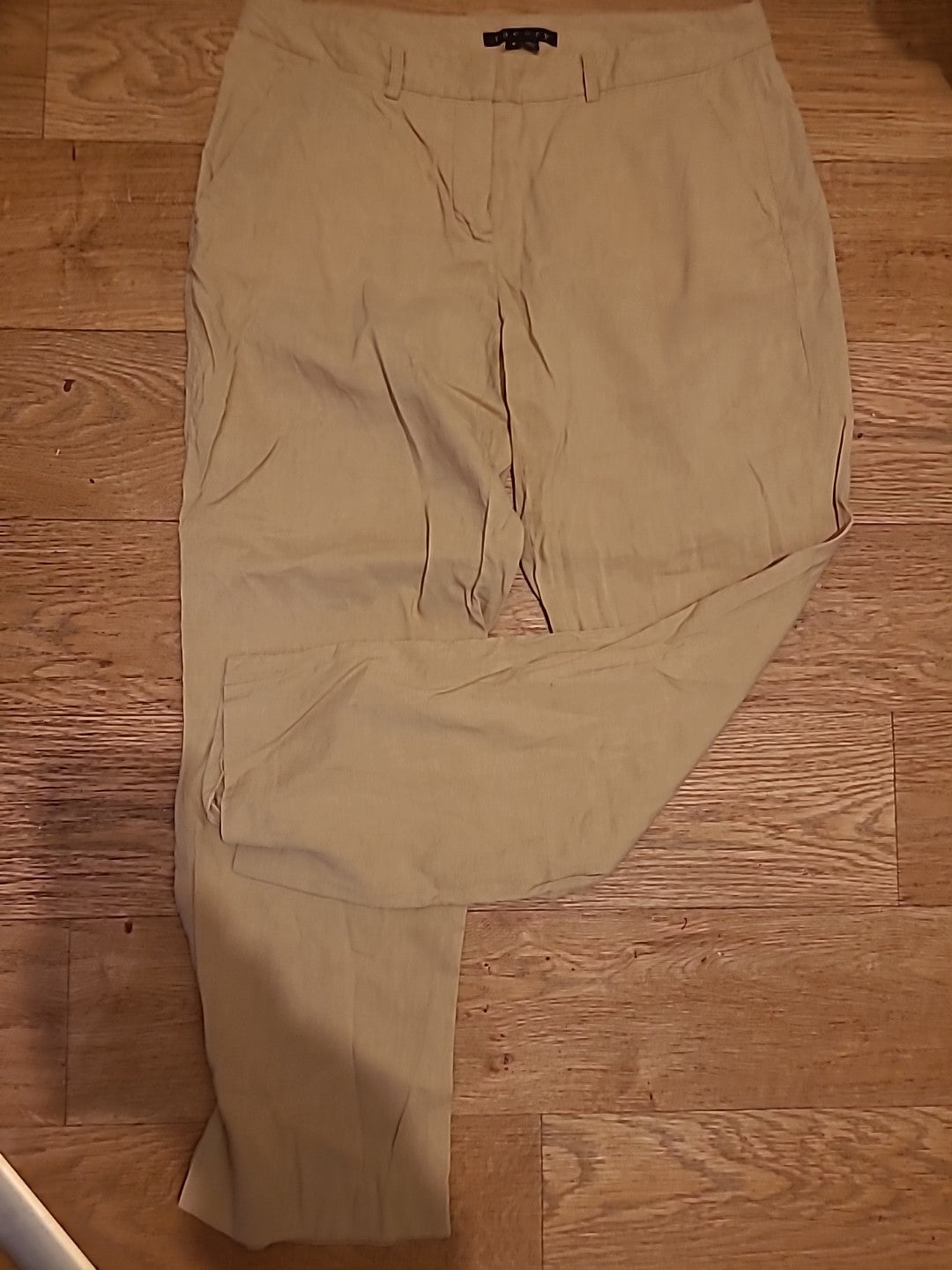 Ladies Theory Size 6(Approx 14) Camel Trousers