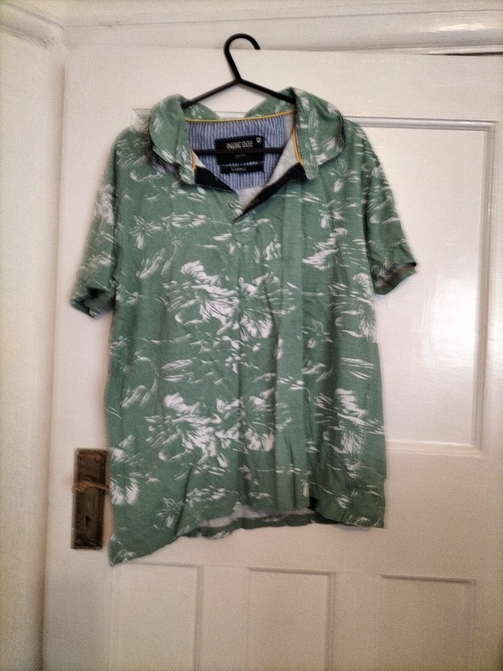 Mens Indicode Size XS green Short Sleeved Polo