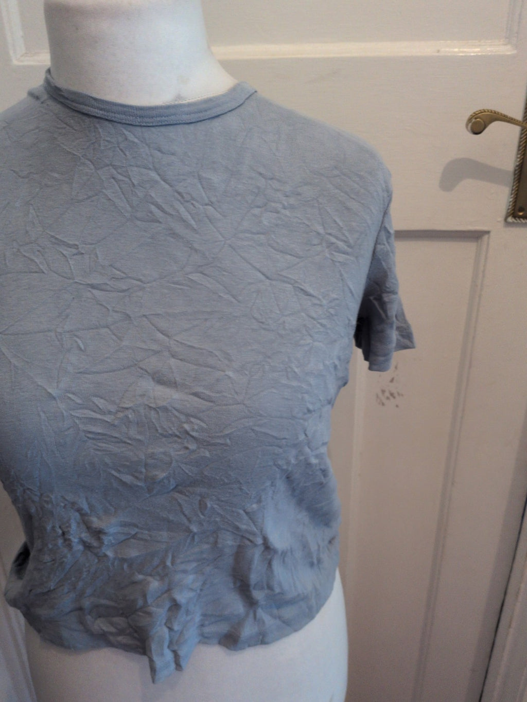 Marks And Spencer 8 Light Blue Short Sleeve T-shirt