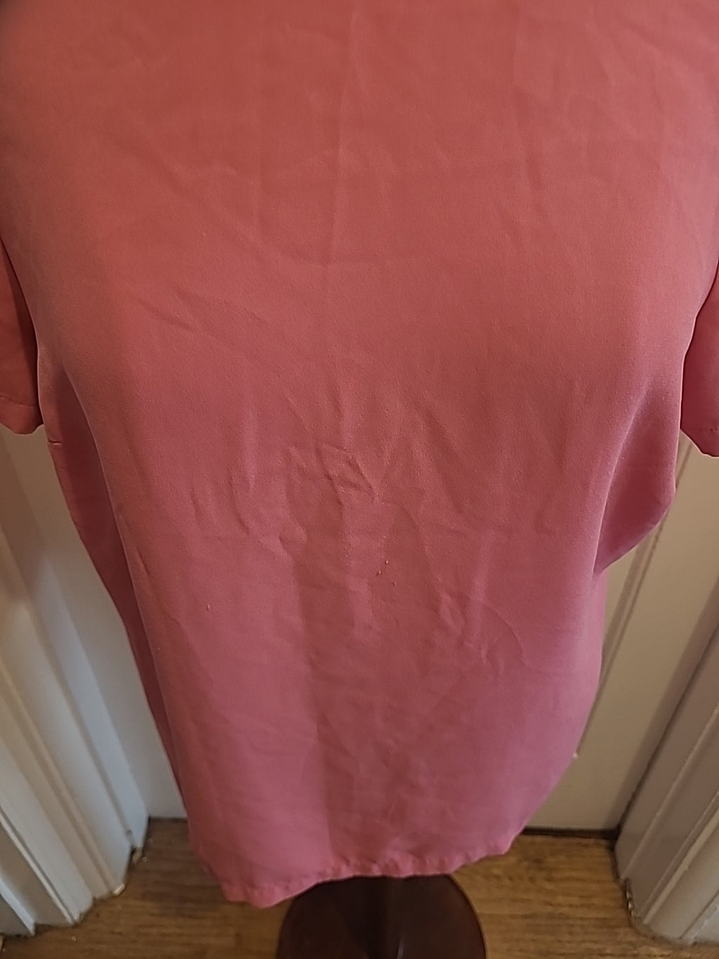 Ladies Marks And Spencer Size 16 Pink Fizz Collared Blouse