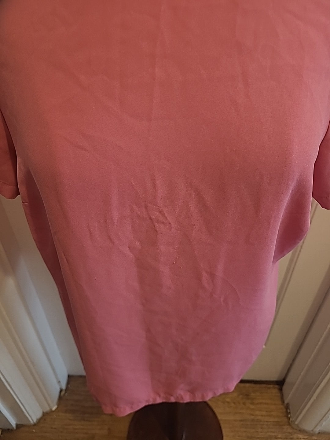 Ladies Marks And Spencer Size 16 Pink Fizz Collared Blouse