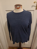 Ladies GAP Jumper Blue Fleck Size Small