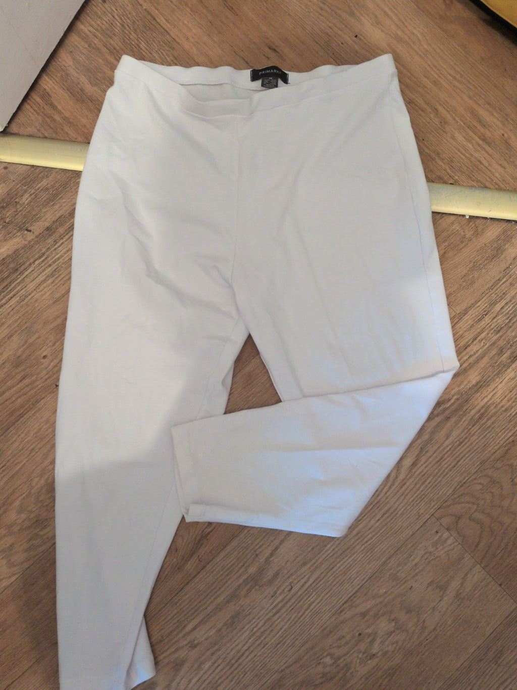 Primark 12-14 White Ankle Leggings