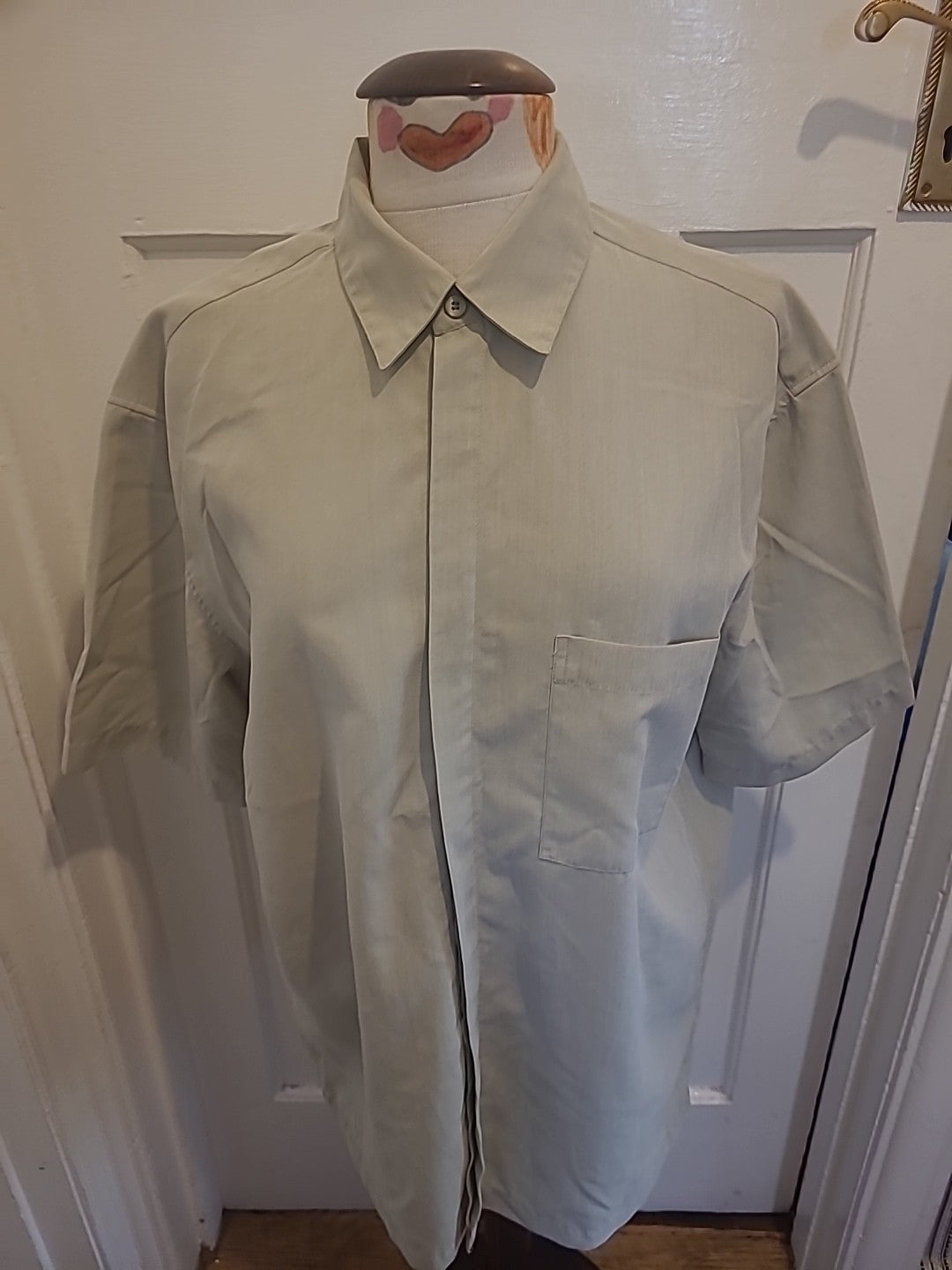 Mens St Michael Size Large Soft Touch Putty Shirt