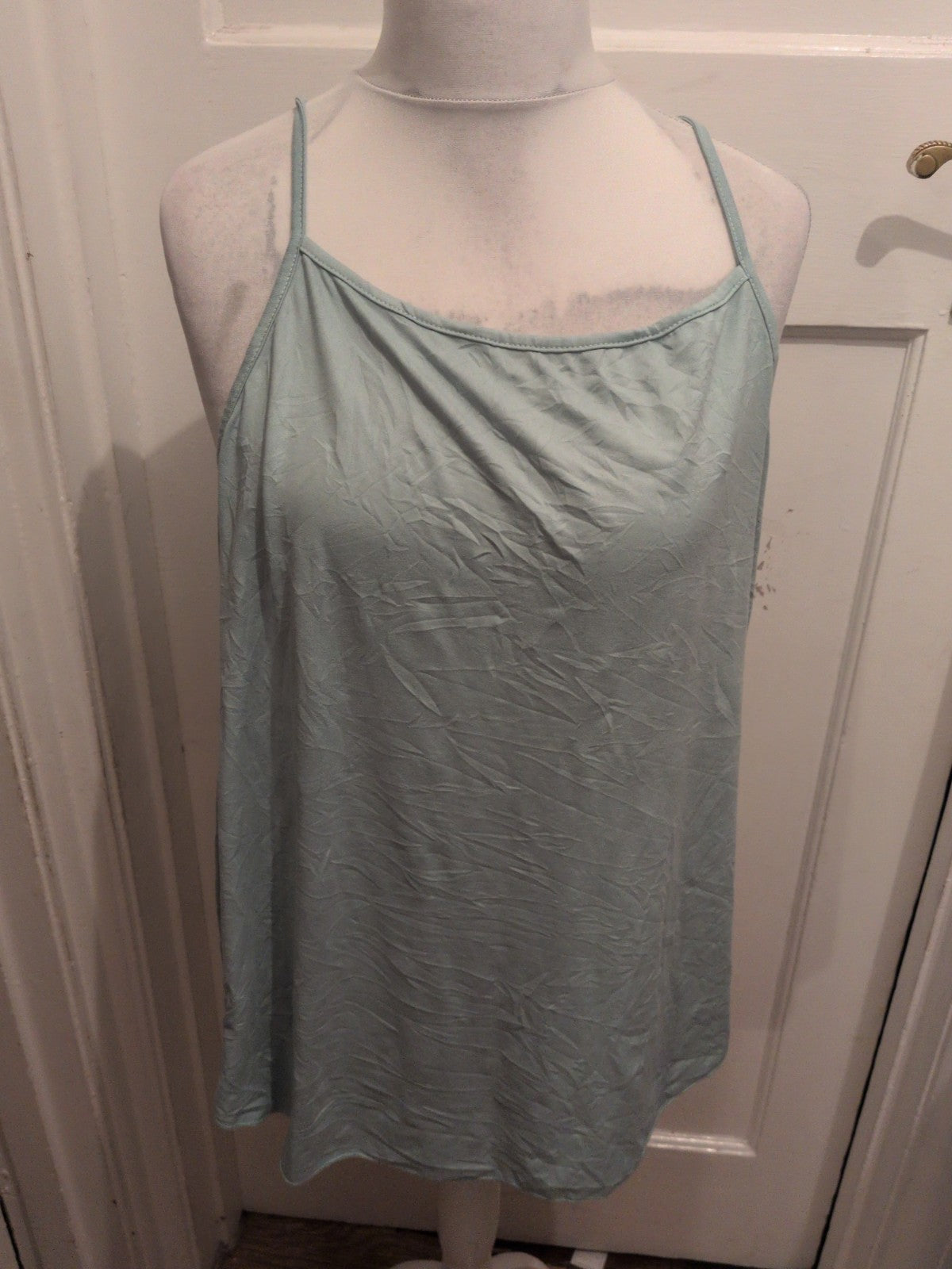 Shein Curve 3XL Green Sleeveless Cami T-shirt