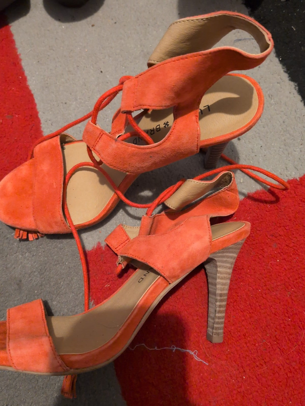 Lucky Brand EU 36 Pink Strappy Heels