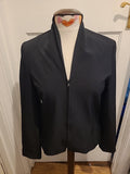 Ladies River Island Size Small Black Lined Zipped Jacket