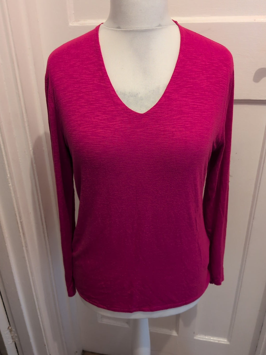 Marble Size 3 Purple/Pink Long Sleeve Blouse