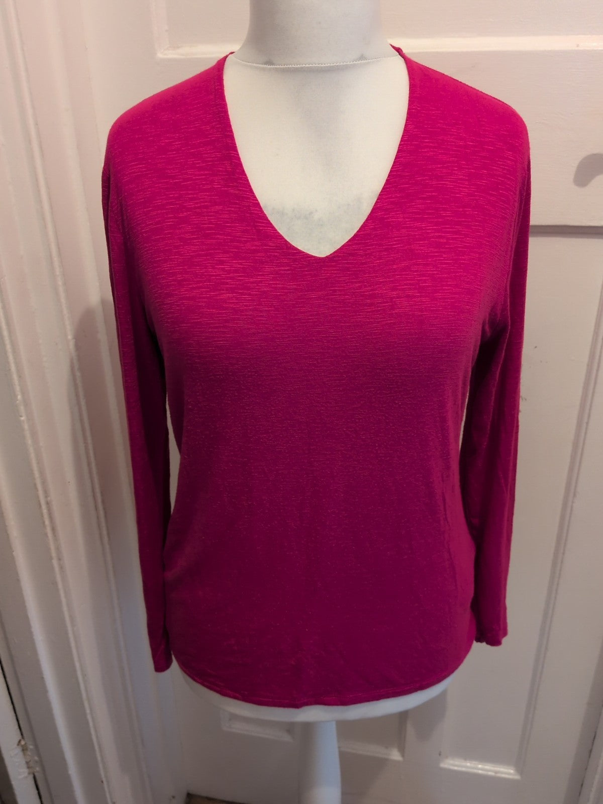 Marble Size 3 Purple/Pink Long Sleeve Blouse