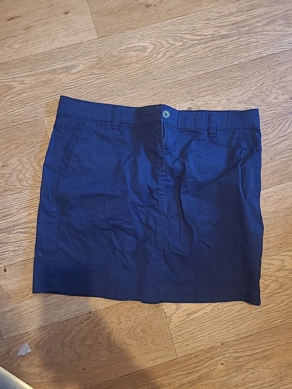 Ladies New Look Size 12 Navy Chino Skirt